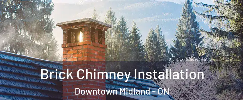  Brick Chimney Installation Downtown Midland - ON