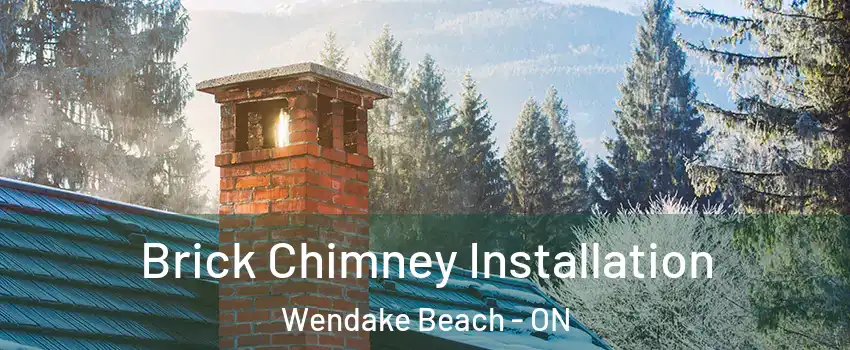  Brick Chimney Installation Wendake Beach - ON