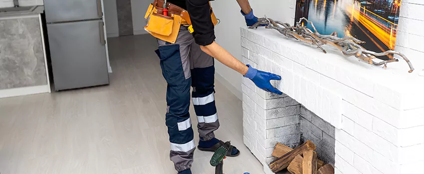 Outdoor Fireplace Restoration in Midland, Ontario