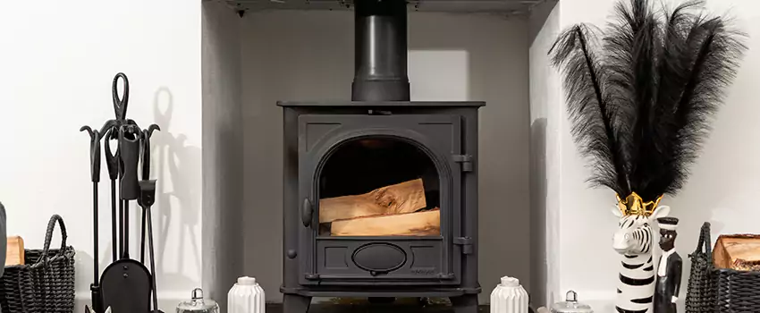 Thelin Hearth Products Providence Pellet Insert Fireplace Installation in Midland, ON