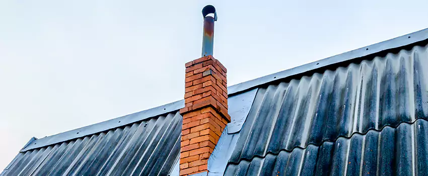Aluminium Chimney Flashing Repair in Midland, ON