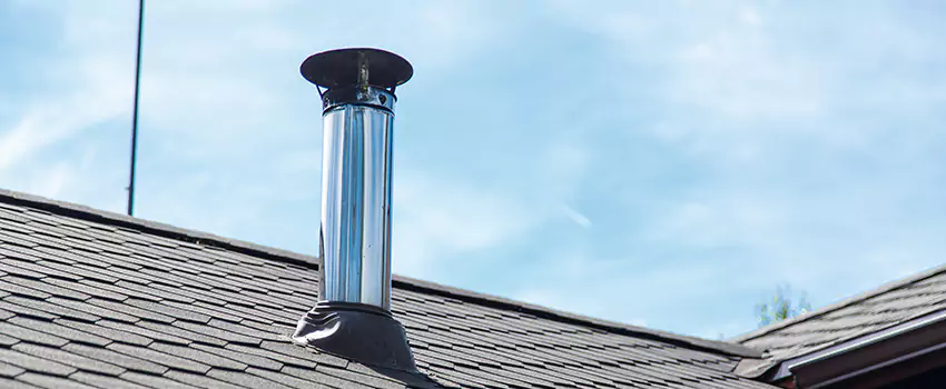 Outdoor Metal Chimney Installation in Midland, Ontario