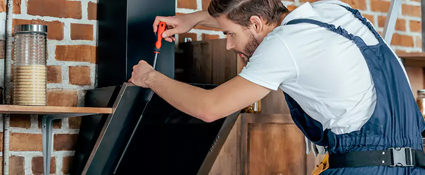 Old Rusted Metal Fireplace Repair And Replacement in Midland, ON