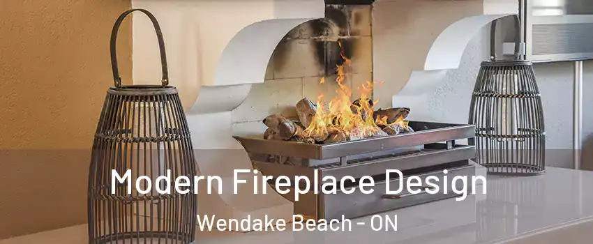  Modern Fireplace Design Wendake Beach - ON