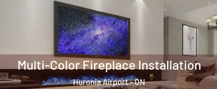  Multi-Color Fireplace Installation Huronia Airport - ON