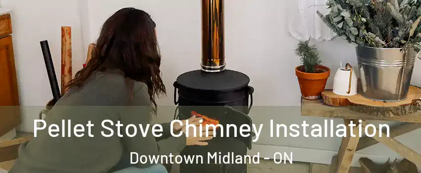  Pellet Stove Chimney Installation Downtown Midland - ON