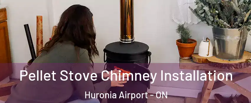  Pellet Stove Chimney Installation Huronia Airport - ON