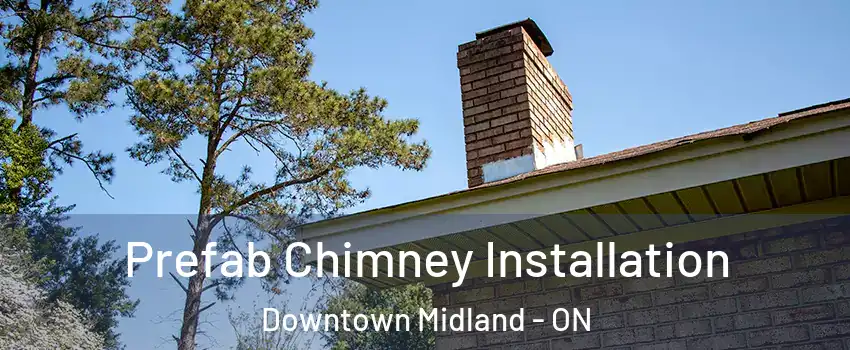  Prefab Chimney Installation Downtown Midland - ON